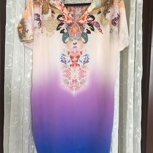 Etro silk mini dress with pockets. 38 or us 6-8